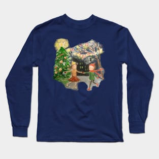 Evening ice skating Long Sleeve T-Shirt